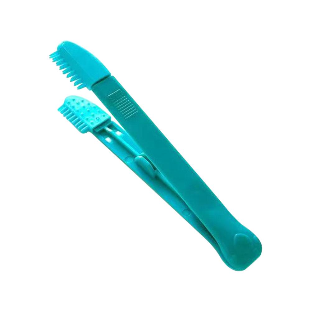 

Handheld Cat Eye Wipe Rub Reusable Eyes Poo Cleaning Brush Silicone Tear Stain Remover Comb Pets Cleaning Grooming Tools синій