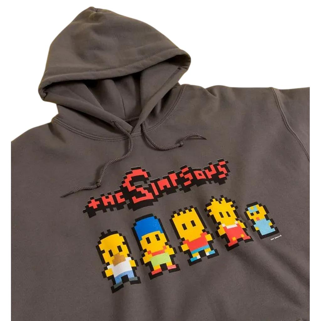 The Simpsons Unisex Adult Pixel Hoodie