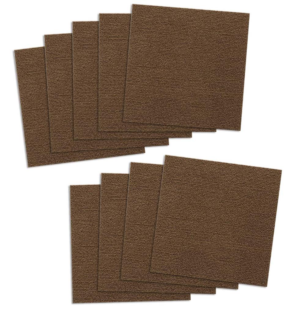 Sanko Joint Premium 9 Just Place and In Water Can Be Cut with Non-Slip Mat, Anti-Allergen Mat, Pieces, Brown, Carpet, Stick, KV-82 [Made Japan,