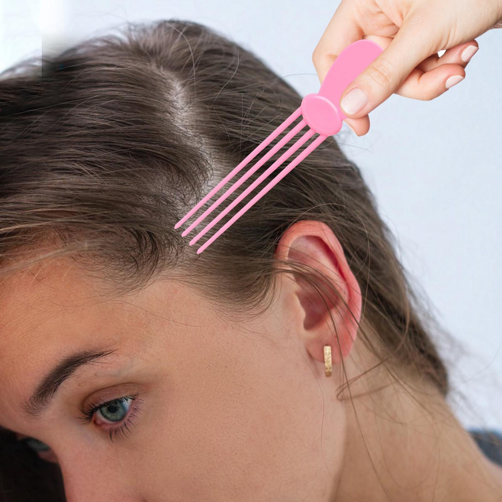 

Портативная расческа-массажер для меридианов кожи головы для взрослых, для работы, путешествий, дома, Гуаша, скребок, расческа с длинными зубьями, инструменты для парикмахерской и укладки волос розовый