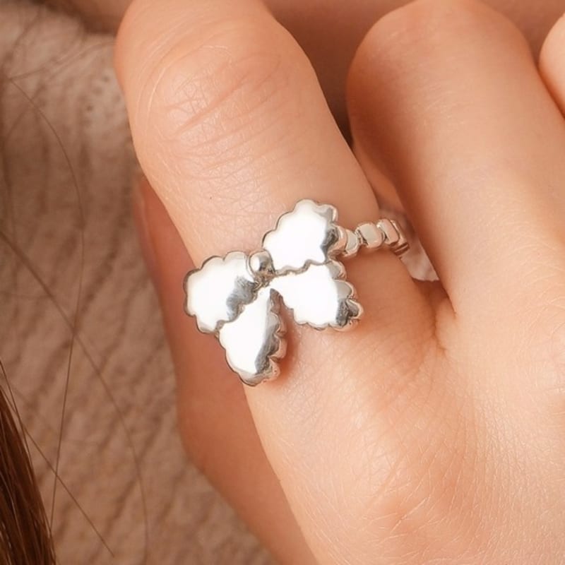 BELLOOGGI Cotton Candy ribbon ring