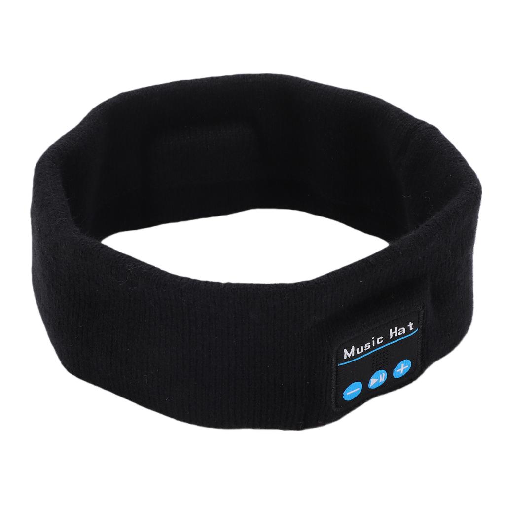 Sports Bluetooth Earphones Headband Wireless Fitness Headphones Built In Speaker Black Dual Stereo Sound