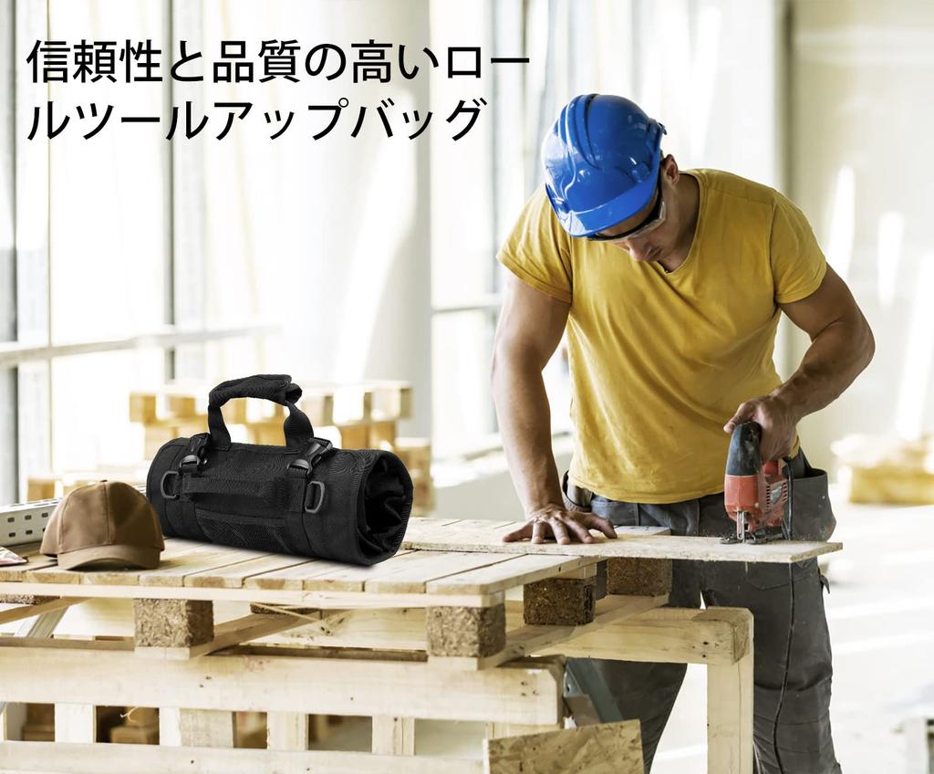 Koolertron Tool Multifunctional Roll Tool 4 1000D Oxford Tool Tool Tool Peg Peg Holds Up To 32cm In Tool Highly Durable Material Bag, Bag, Pockets,