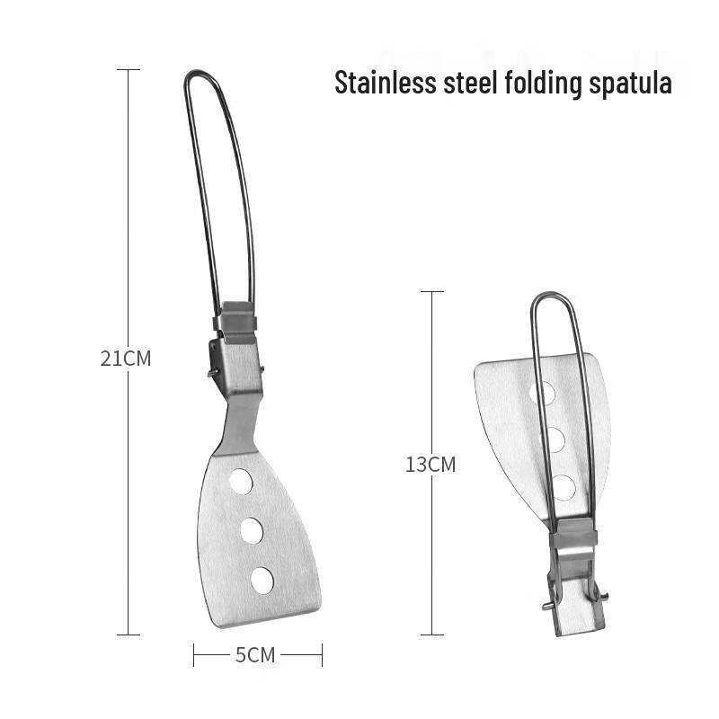 CENLOON Portable Folding Camping Frying Spatula