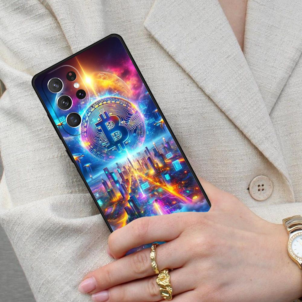 Bitcoin BTC SOFT Cell Phone Case for Samsung Galaxy S26 Ultra S25 S24 S23 S22 S21 S20 Note10 Cover