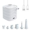 1Set Wireless Rechargeable Air Inflator With LED Lamp Outdoor Inflatable Pumps for Outdoor and Home Use