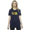 DC Comics Womens/Ladies The Flash Lightning Dash Cotton Boyfriend T-Shirt