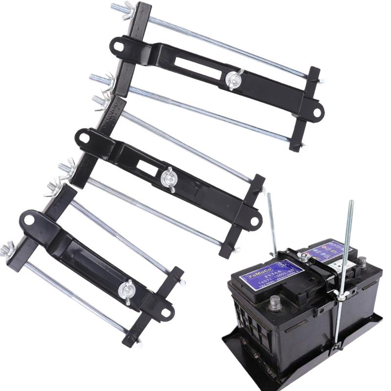 NEW 1Pcs 19/23/27cm Universal Battery Fixed Bracket Adjustable Car Battery Holder Stabilizer Mount Rack DIY Accessories