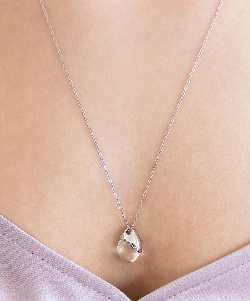 Tatiana Pure Waterdrop Quartz Necklace Nz2564