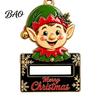 Wooden Money Clip Ornament Christmas Holder Ornament, Cash Gift Tree Hanging Decoration, Acrylic Display Storage Merry Pendant for Holiday Party Decor