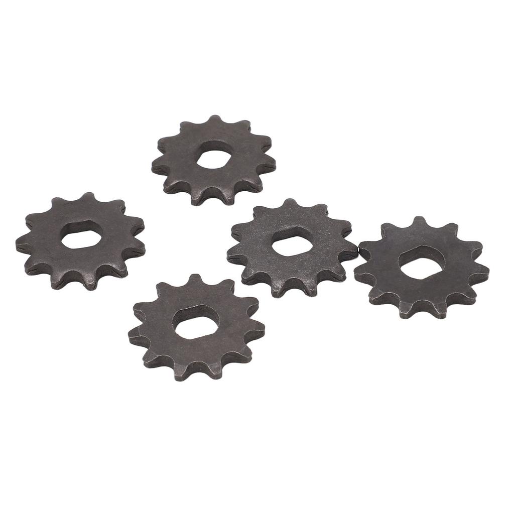 5 PCS T8F 11T Front Sprocket Steel Sturdy Electric Scooter 11T Sprocket for 43cc 47cc 49cc Mini Scooter