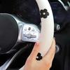 Decoration Knitted Styling Interior Accessories Product Universal Car Cute Daisy Flower Steering Wheel Cover Car Interior