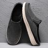 Summer Men Half Shoes Casual Canvas Shoes Lightweight Comfortable