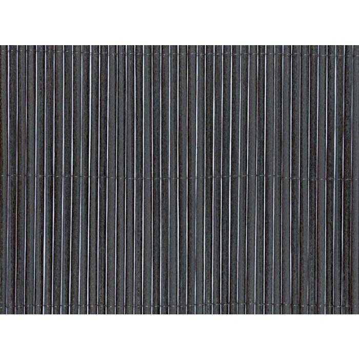 Canisse D'osier Synthétique - NORTENE - 1 X 3 M - Gris - Résistante Aux Intempéries Et anti-UV