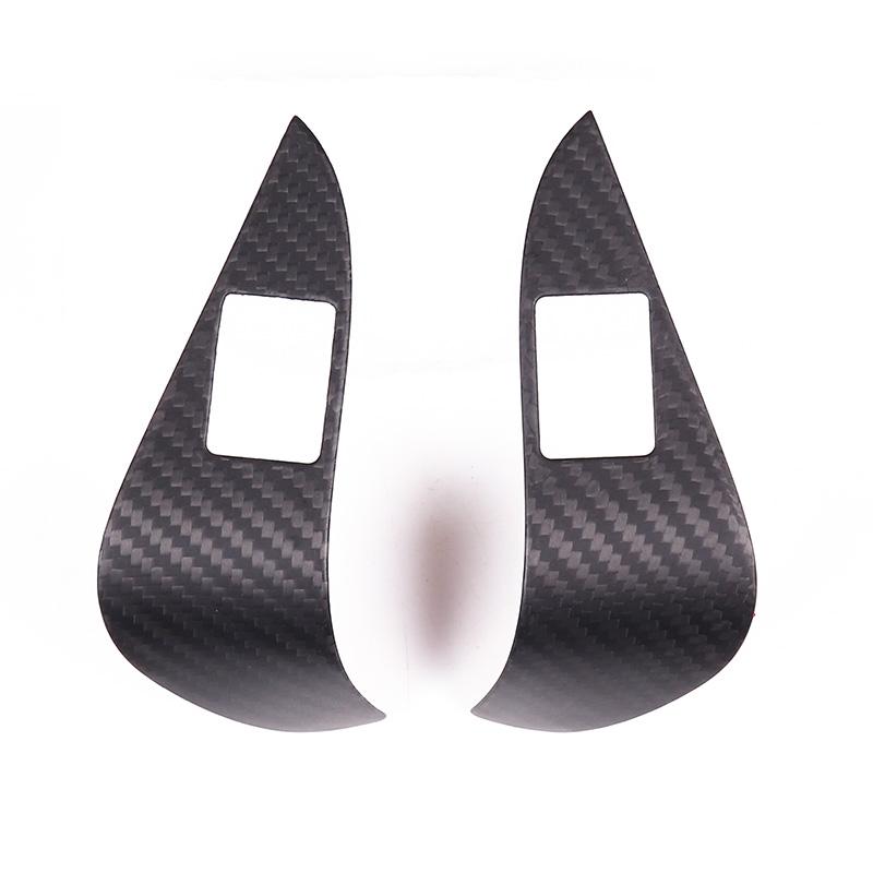 

Real Carbon Fiber Car Interior Trunk Switch Button Frame Decorative Sticker For Toyota GR Supra A90 2019-2026 Car Accessories