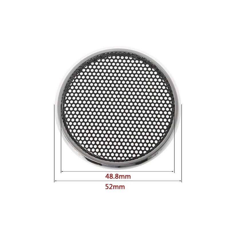 2Pcs Universal Auto Audio Dust Cover Car Speaker Grill Protective Cover Car Speaker Decorative Circle Car Electronic Accessories