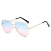 New Fashion Sunglasses Women Men Vintage Gradient Lens Glasses Metal Frame Eyewear Driving Outdoor Street Sun Glasses uv400