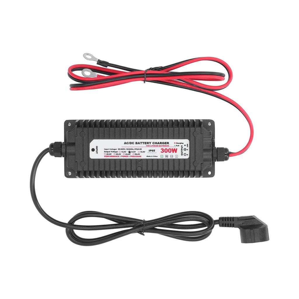 12V 14.6V 20A AC DC Waterproof Lithium Battery Charger Aluminum Alloy Battery Charger for Lifepo4 Input