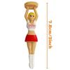 6 stuks Plastic Tee's Ballen Tee Mooie Sexy Bikini Dame Cadeau Plastic Tee's Gereedschap