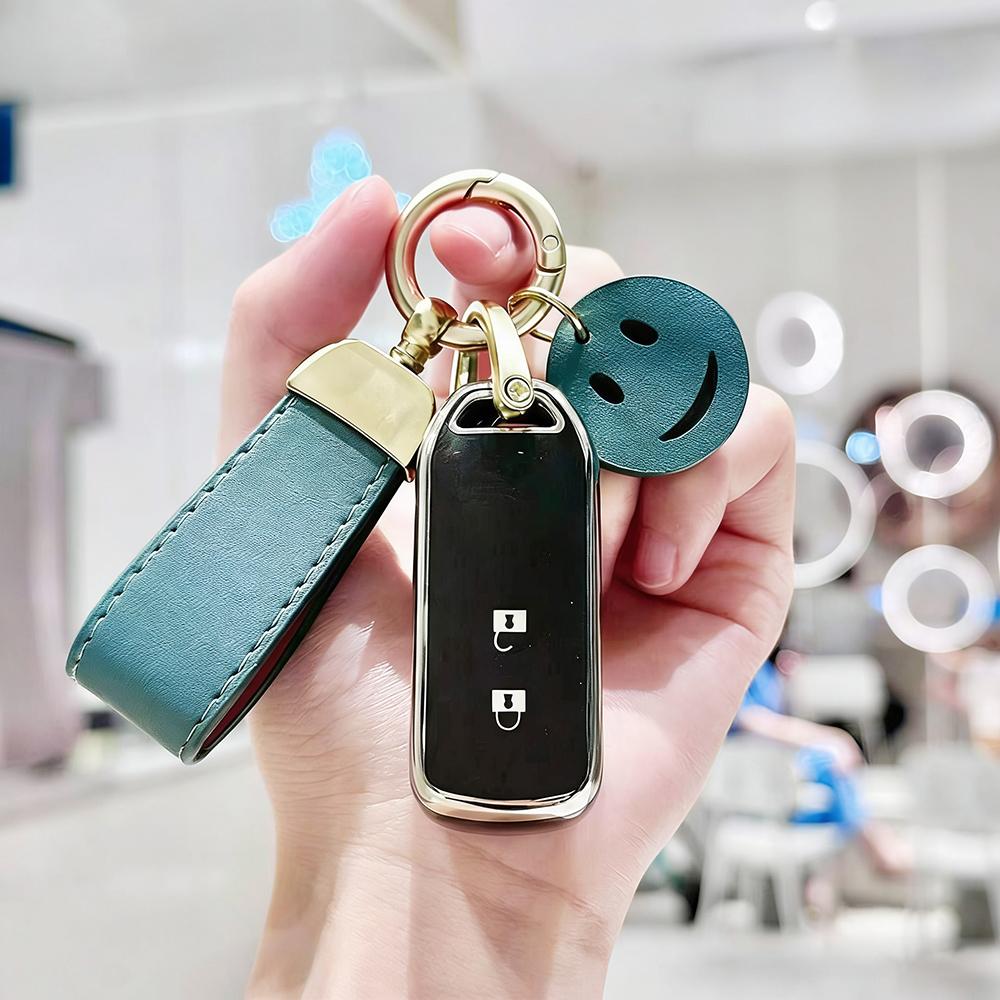 Чехол-брелок из ТПУ с 2 кнопками для Honda N-Box N-One N-Wgn N-Van Custom Wgn Держатель брелока Автоаксессуары