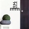 Modern Geometric Key Holder Wall Mount 6 Hooks Space Saving Entryway Office Gift
