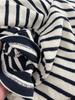 Women's Loose Korean-Style Striped Cotton Sweatshirt, 2024 Autumn Fashion