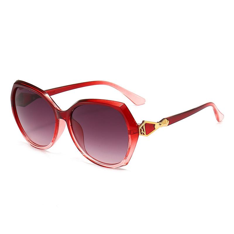 Sunglasses Women'S Sunglasses Korean High-End Sunshade Tide Ins Red Book Street Shot Retro