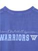 Enbiei One-Point Logo Pigment Sleeveless Blue