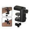 360 Degree Adjustable Desk Clamp C Shape Retaining Clip Table Mount Heavy Duty Mic Stand Multi Function Boom Arm Bracket