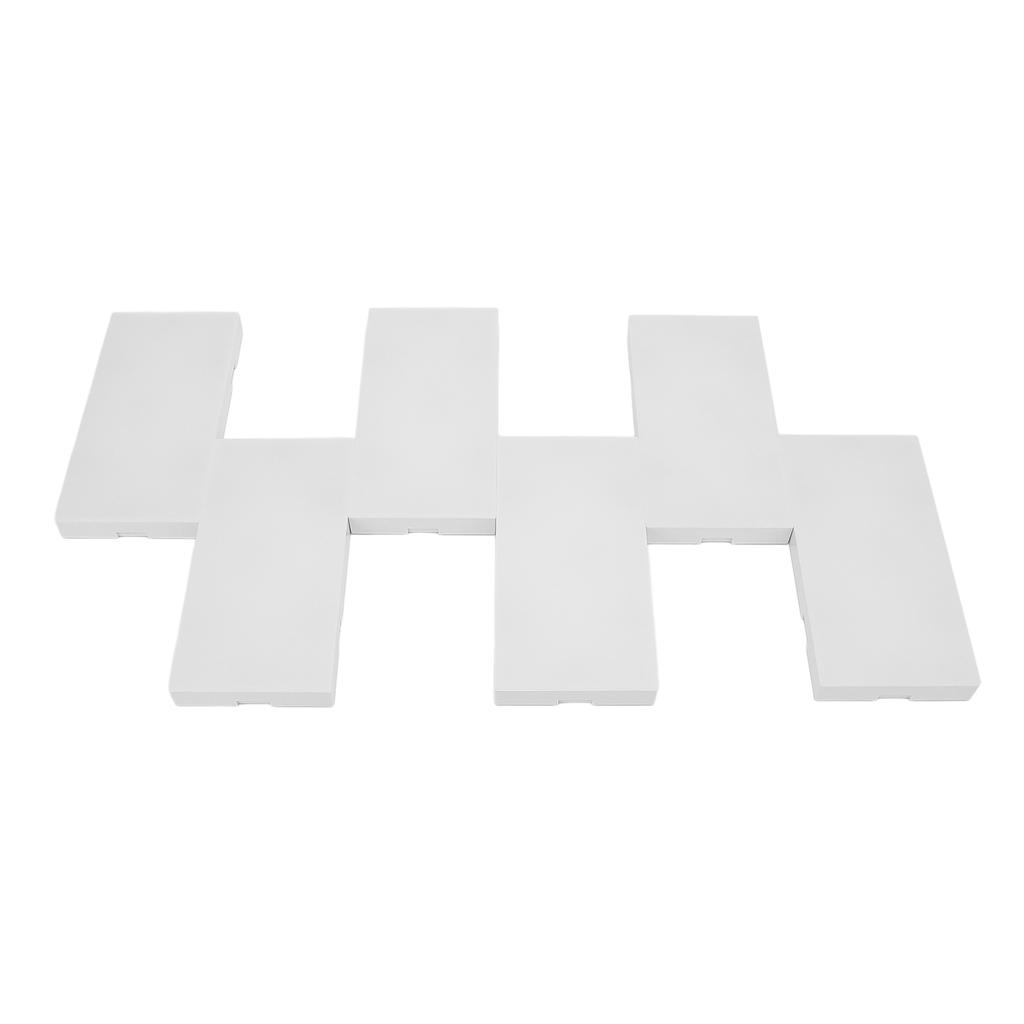 6 Sets WiFi Smart Light Panel 16 Million RGB LED Dimming Music Synchronization Wall Lamp Rectangular