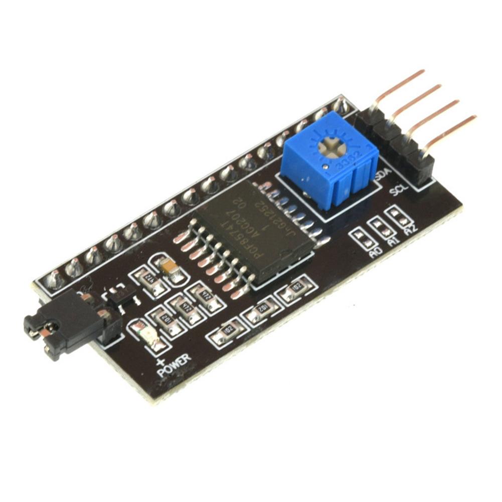 

For Microcontroller Systems I2C LCD Adapter Sensor Interface PCB Color Black Lcd Display Control Module I2C Protocol Support China Mainland