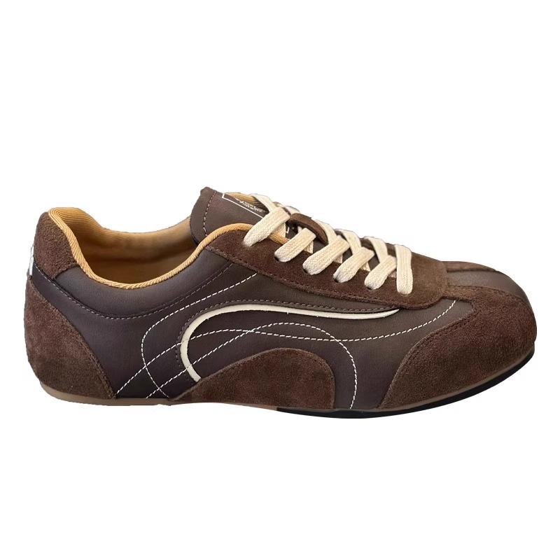 Flat-bottomed Dexun shoes women's 2025 spring new Internet celebrity explosion lightweight Forrest Gump shoes red casual sports shoes