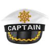 Marine Hat for Halloween Party Badges Sailor Hat Cosplay Costume Captain Hat for Masquerades Party NightClub Headwear