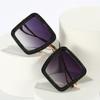 2022 Trendy Square Sunglasses - European & American Influencer Style, Flashy Diamond Design, Fun & Chic for Women