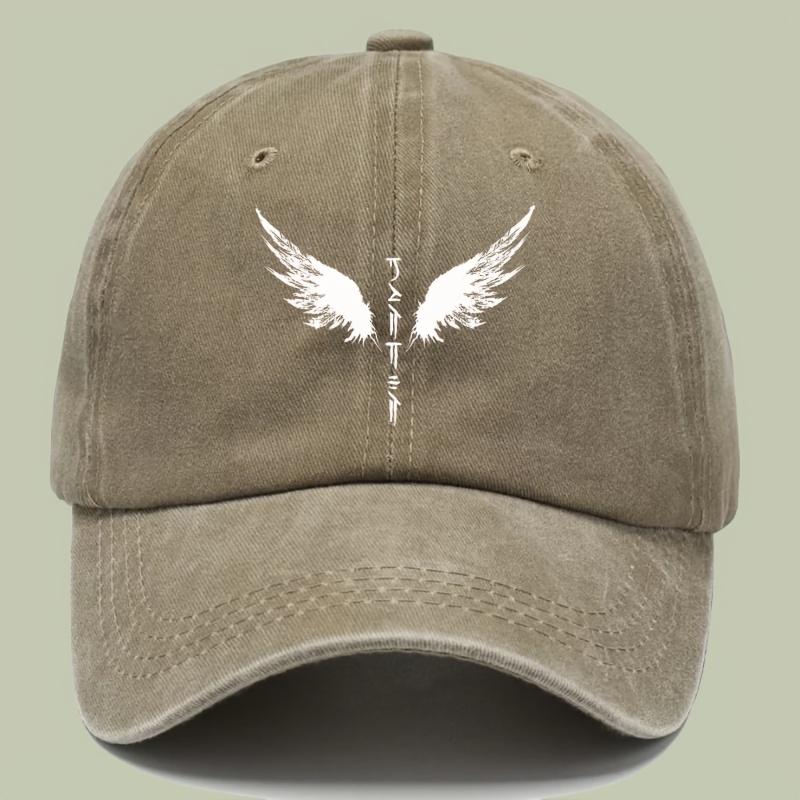 Vintage Washed Baseball Cap with Print Retro Dad Hat Style for MenAppropriate for Any Season