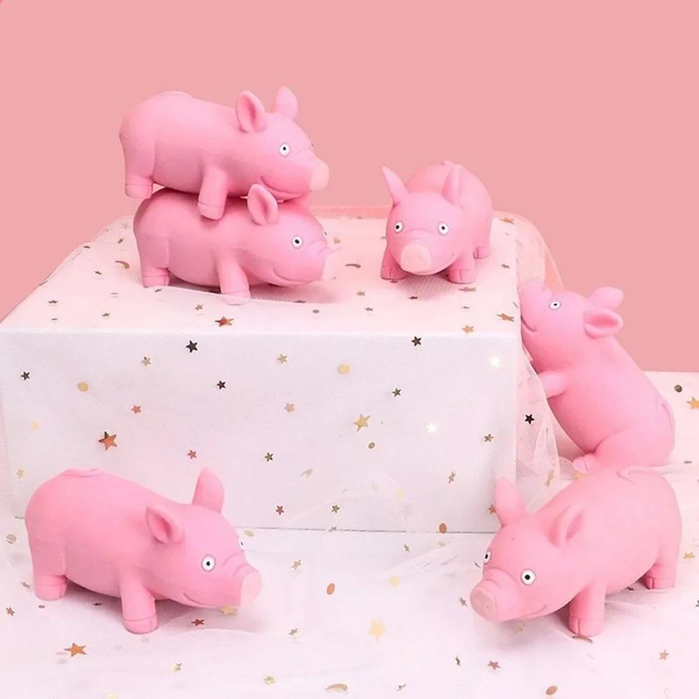 Hot Selling Cute Pig Anti Stress Squeeze Toys Slow Rebound Pat Decompression Birthday Gift Squishy Pinching Toy For Children