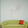 3D Wall Mirror Stickers Set Circular Design Decorative Wall Art for Living Room Bedroom Office and Home Decoration