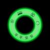 Luminous Car Ignition Key Ring Stickers Night Glowing Decoration Sticker Car Motorcycle 3D Sticker Decals Key Fluorescent Circle