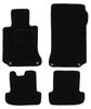 Schwarze Velours-Fußmatten für: Mercedes W207 Coupé E-Klasse (2009-)