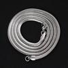 Fashion Silver Stainless Steel 4mm Soft Snake Necklace Chain Necklaces Women Jewelry