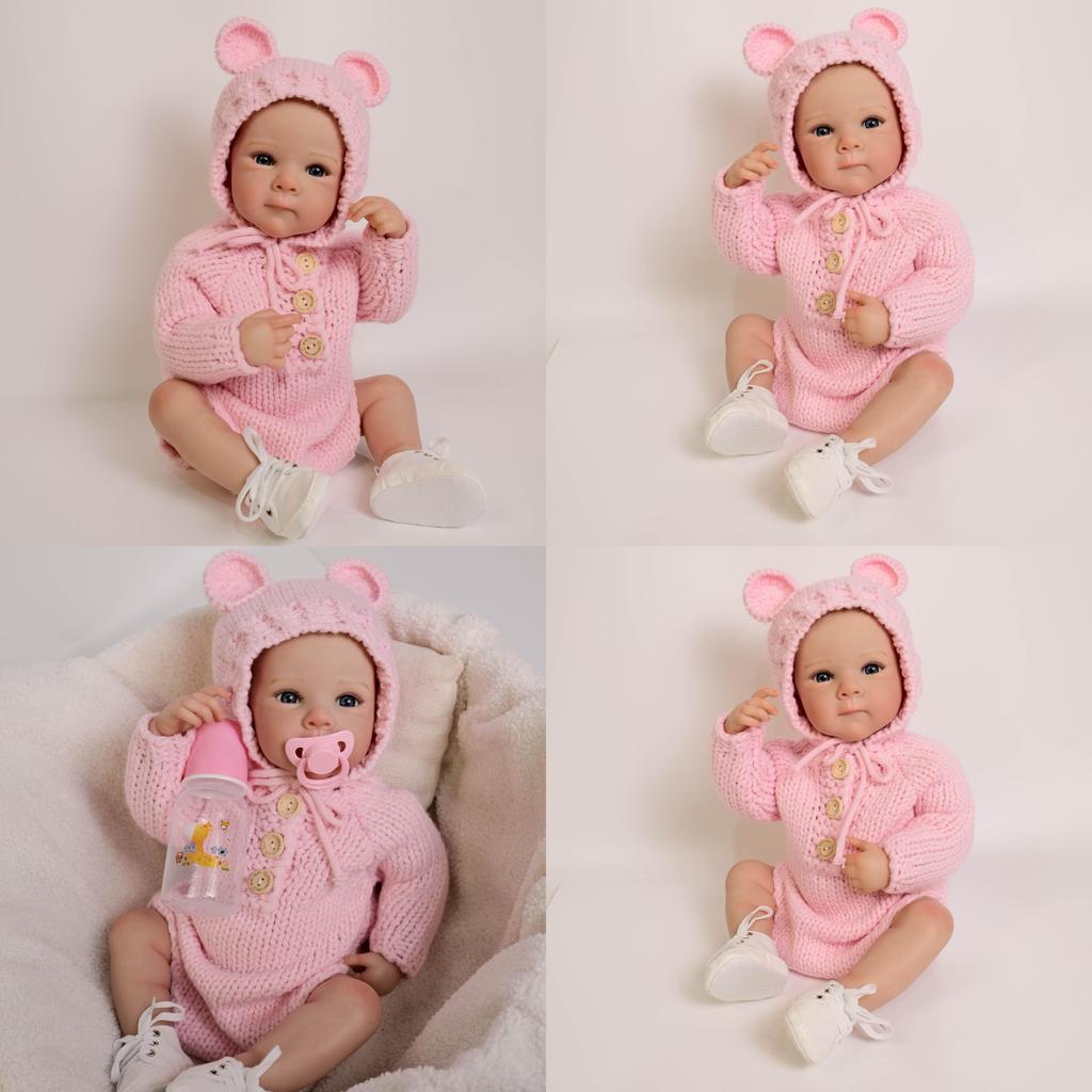 Silicone Reborn Baby Doll With Realistic Features For Collectors And Gift Enthusiasts