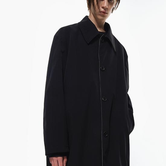 Giosongi Reversible Balmacan Trench Coat ZG2TC202BK