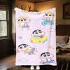 ShinChan Plüschdecke Weich Bequem Alle Jahreszeiten Perfektes Geschenk Sofa Büro Nickerchen Outdoor Reise Decke