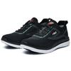 FILA Athletics Fabric Low-Top Marathon Running Shoes Women sneaker Black A12W022107FRA