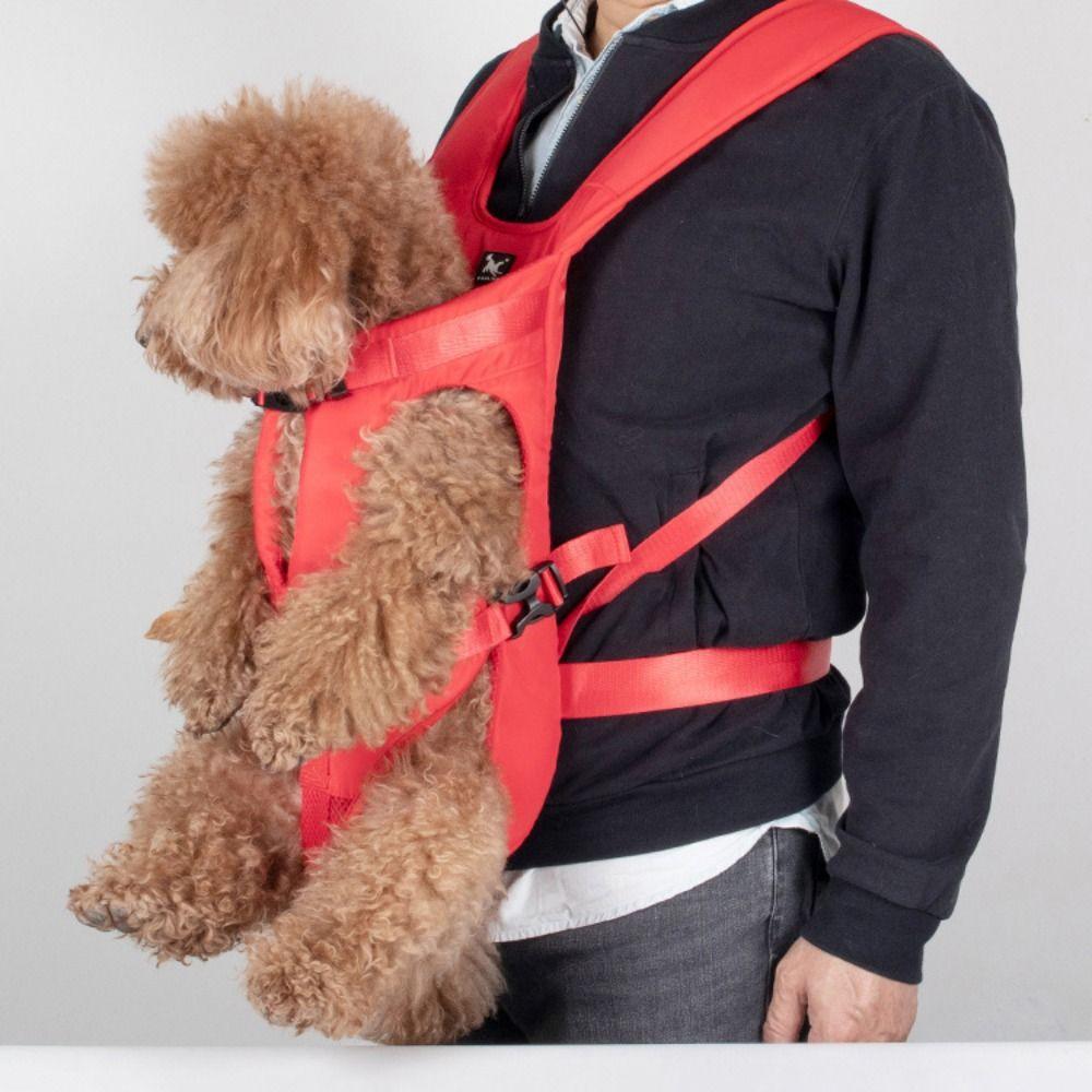 Adjustable Dog Carrier Backpacks Hands Free Dog Outgoing Bag Practical Pet Front Backpacks  Spring