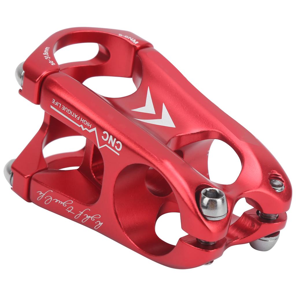 Mountain Bicycle Handlebar Stem Aluminum Alloy Hollow Mountain Bike HandlebarStemRed