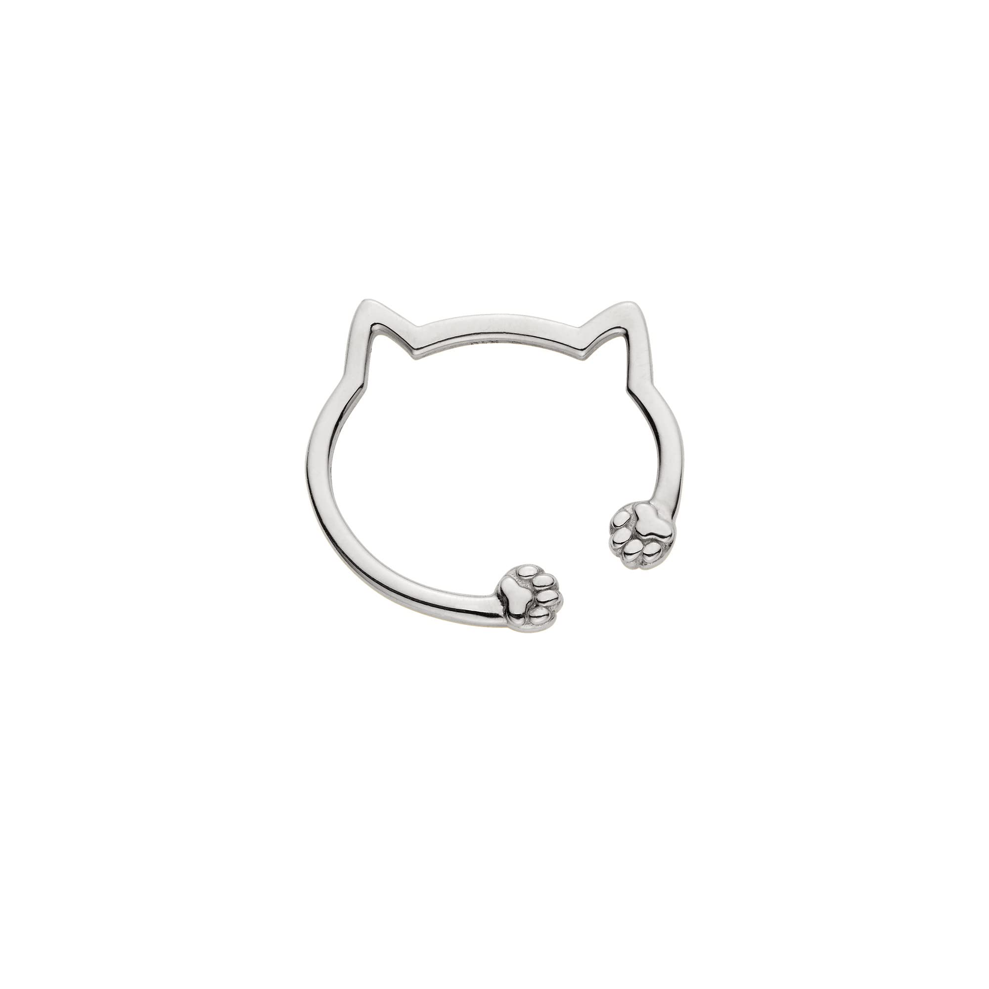 

Vendome Earrings K10 White Gold Cat Ear Cuff eligible for GJBE0342H WG [Official] [VIH Aoyama] [Product Me&Cats donation]