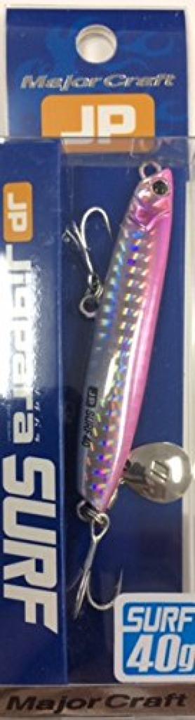 Major Craft Jigpara SURF Metal Clear Pink Jig, 28g, #53, (JPSURF)