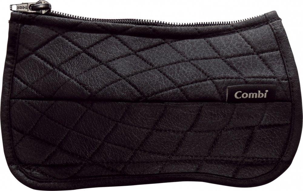 Combi Grip Quilted Machine Washable Stay-Clean Cover, Black,