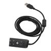 USB Sound Card USB To 3.5mm Jack Audio Adapter, Virtual 7.1 Surround Sound, for Cloud II USB Adapter